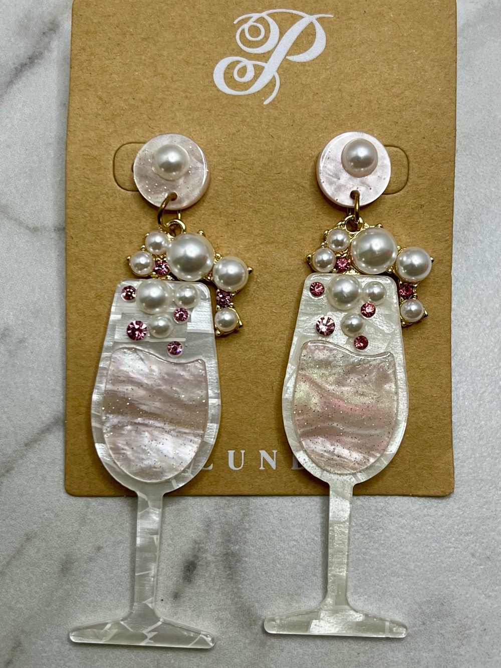 🆕 Plunder Elsa Champagne Earrings
